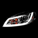 Coolstuffguru Compatible with Chevy Impala Monte Carlo Chrome LED Strip Bar Projector Headlights