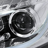 Coolstuffguru Compatible with Chevy Impala Monte Carlo Chrome LED Strip Bar Projector Headlights