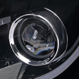 Coolstuffguru Compatible with Chevy Impala Monte Carlo Glossy Black LED Bar Projector Headlights