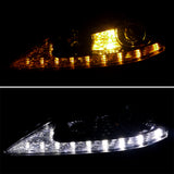 Coolstuffguru Compatible with Lexus Is250 Is350 SMD LED Signal Smoke Projector Headlights Glossy Black 06 07 08 09