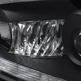 Coolstuffguru Compatible with Lexus IS300 Black Projector Headlights+LED+Amber LED Signal Lamps