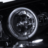 Coolstuffguru Compatible with Dodge Intrepid Es R/T Se Sxt Dual Halo Led Projector Headlights Smoked
