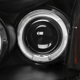 Coolstuffguru Compatible with Dodge Magnum Srt Led Black Halo Projector Head Lights