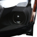 Coolstuffguru Compatible with Nissan Maxima Black Clear Projector Headlights Pair