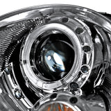 Coolstuffguru Compatible with Mini Cooper S / Base Chrome Halo Projector Headlights