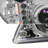 Coolstuffguru Compatible with Ford Mustang Led Chrome Clear Projector Head Lights