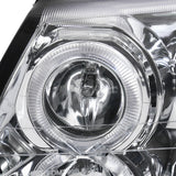 Coolstuffguru Compatible with Ford Mustang Dual Halo Projector Headlights Chrome Head Lamps Pair