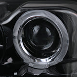 Coolstuffguru Compatible with Ford Mustang Glossy Black Halo Projector Headlights+Smoke Lens Tail Brake La