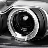 Coolstuffguru Compatible with Ford Mustang Replacement Black Projector Headlights+Rear Brake Lamps Tail Li