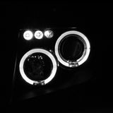 Coolstuffguru Compatible with Nissan Pathfinder Frontier Black Halo Led Projector Headlights