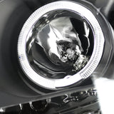 Coolstuffguru Compatible with Dodge Ram Black Led Halo Projector Head Lights