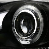 Coolstuffguru Compatible with Dodge Ram Black Led Halo Projector Head Lights