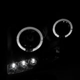 Coolstuffguru Compatible with Dodge Ram Led Halo Black Projector Head Lights