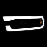 Coolstuffguru Black Housing Clear Lens Projector LED Bar Headlights Compatible with Dodge Ram 2500/3500 Tradesman/Big Horn 2019-2022, 4500/5500 Tradesman/SLT