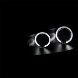 Coolstuffguru Compatible with Acura Rsx Jdm Black Dual Halo Projector Head Lights