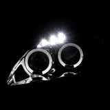 Coolstuffguru Compatible with Honda S2000 Dual Halo Led Chrome Projector Headlights