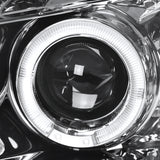 Coolstuffguru Compatible with Honda S2000 Dual Halo Led Chrome Projector Headlights