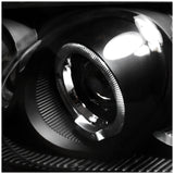 Coolstuffguru Compatible with Nissan Sentra Black Halo Led Projector Headlights Jdm