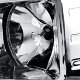 Coolstuffguru Compatible with Chevy Silverado Pickup Cab Clear Projector Headlights w/LED DRL Bar Lamps