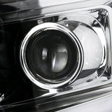 Coolstuffguru Compatible with Chevy Silverado Pickup Cab Clear Projector Headlights w/LED DRL Bar Lamps