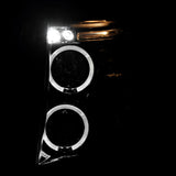 Coolstuffguru Compatible with Chevy Silverado Chrome Clear Projector Head Lights