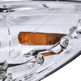 Coolstuffguru Compatible with Hyundai Sonata Chrome SMD LED Projector Headlights Pair (Left + Right)