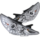 Coolstuffguru Compatible with Hyundai Sonata Chrome SMD LED Projector Headlights Pair (Left + Right)