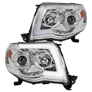 Coolstuffguru Compatible with/Replacement for 2005-2011 Toyota Tacoma Pickup Clear LED Sequential Projector Headlights Signal