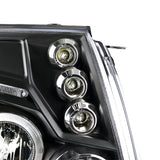 Coolstuffguru Compatible with Toyota Tacoma Halo Black Projector Head Lights