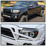 Coolstuffguru Compatible with Toyota Tacoma Halo Black Projector Head Lights