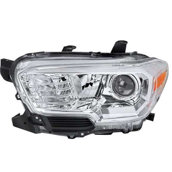 Coolstuffguru Compatible with 2016-2019 Toyota Tacoma Left Driver Side Projector Headlights WITHOUT Daytime Running Light