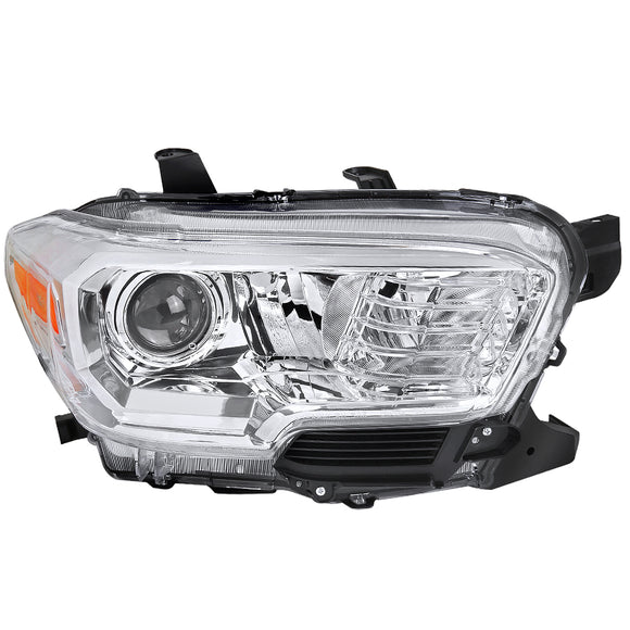 Coolstuffguru Compatible with 2016-2019 Toyota Tacoma Right Passenger Side Projector Headlights WITHOUT Daytime Running Light