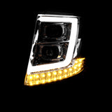 Coolstuffguru Compatible with Chevy Tahoe Suburban Projector Headlights w/ LED+Signal Lamps Left+Right