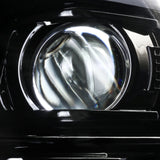 Coolstuffguru Compatible with Chevy Tahoe Suburban Jet Black Projector Headlights w/ LED+Turn Signal Lamps