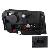 Coolstuffguru Compatible with Chevy Trail Blazer Black SMD LED Projector Headlights With New Halo Ring