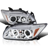 Coolstuffguru Compatible with Scion Tc Led Halo Chrome Clear Projector Head Lights