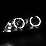 Coolstuffguru BLACK CLEAR LENS HALO PROJECTOR HEADLIGHT+LED REAR TAIL L Compatible with 2005-2010 SCION TC