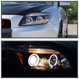 Coolstuffguru Compatible with Scion Tc Led Halo Black Projector Head Lights