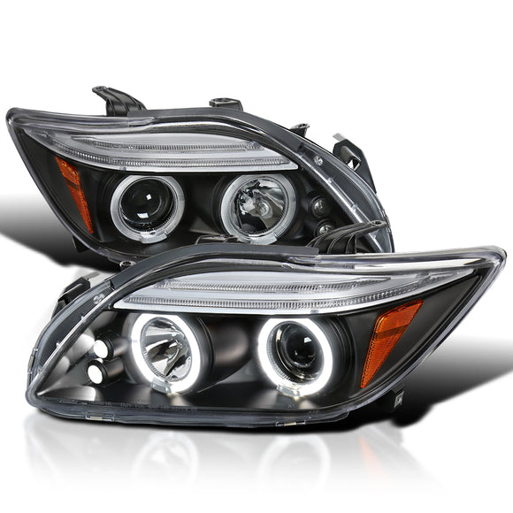 Coolstuffguru Compatible with Scion Tc Led Halo Black Projector Head Lights