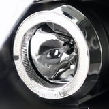 Coolstuffguru Compatible with Nissan Titan Black Halo LED Projector Headlights+Clear LED Tail Brake Lights