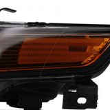 Coolstuffguru Compatible with Acura TSX Projector Headlights Black Housing Clear Lens w/ Amber Reflector