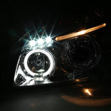 Coolstuffguru Compatible with Hyundai Tucson Chrome Halo Led Projector Headlights