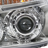 Coolstuffguru Compatible with Hyundai Tucson Chrome Halo Led Projector Headlights