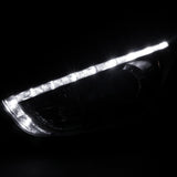 Coolstuffguru Compatible with Hyundai Tucson R8 Style Led Light Projector Headlights Black