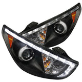 Coolstuffguru Compatible with Hyundai Tucson R8 Style Led Light Projector Headlights Black