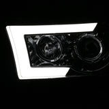 Coolstuffguru Compatible with Toyota Tundra Sequoia LED Sequential Clear Projector Headlights Signal