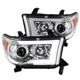 Coolstuffguru Compatible with Toyota Tundra Sequoia LED Sequential Clear Projector Headlights Signal