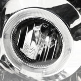 Coolstuffguru Compatible with Toyota Tundra Halo Led Clear Chrome Projector Head Lights