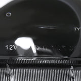 Coolstuffguru Compatible with 2007-2013 Toyota Tundra Sequoia Black Projector Headlights Retro Style Head Lamps Pair