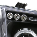 Coolstuffguru Compatible with Toyota Tundra Halo Black Projector Head Lights